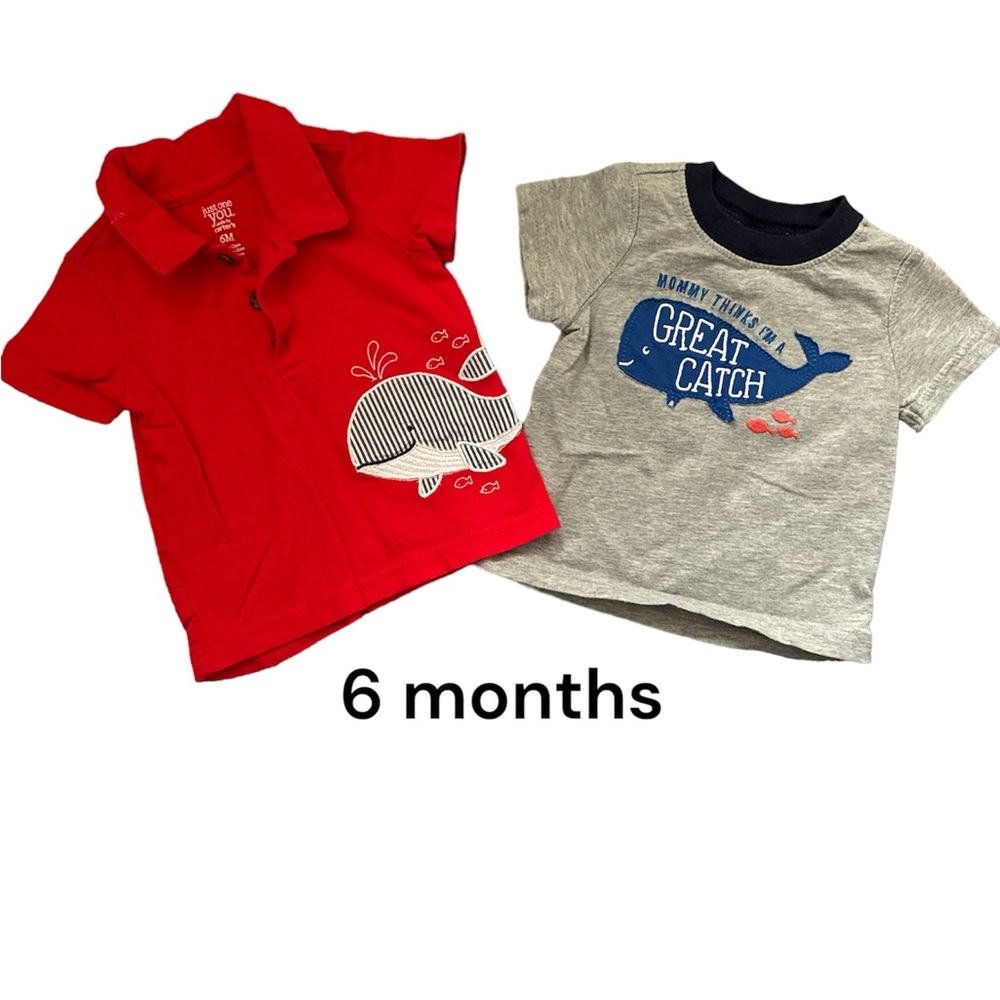 Carters Whale Shirts